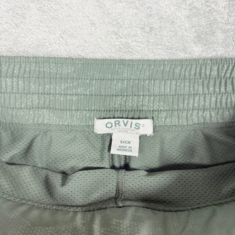 Orvis Womens Small Skort Sage Green Camo Active Hiking Utility Skirt 0783